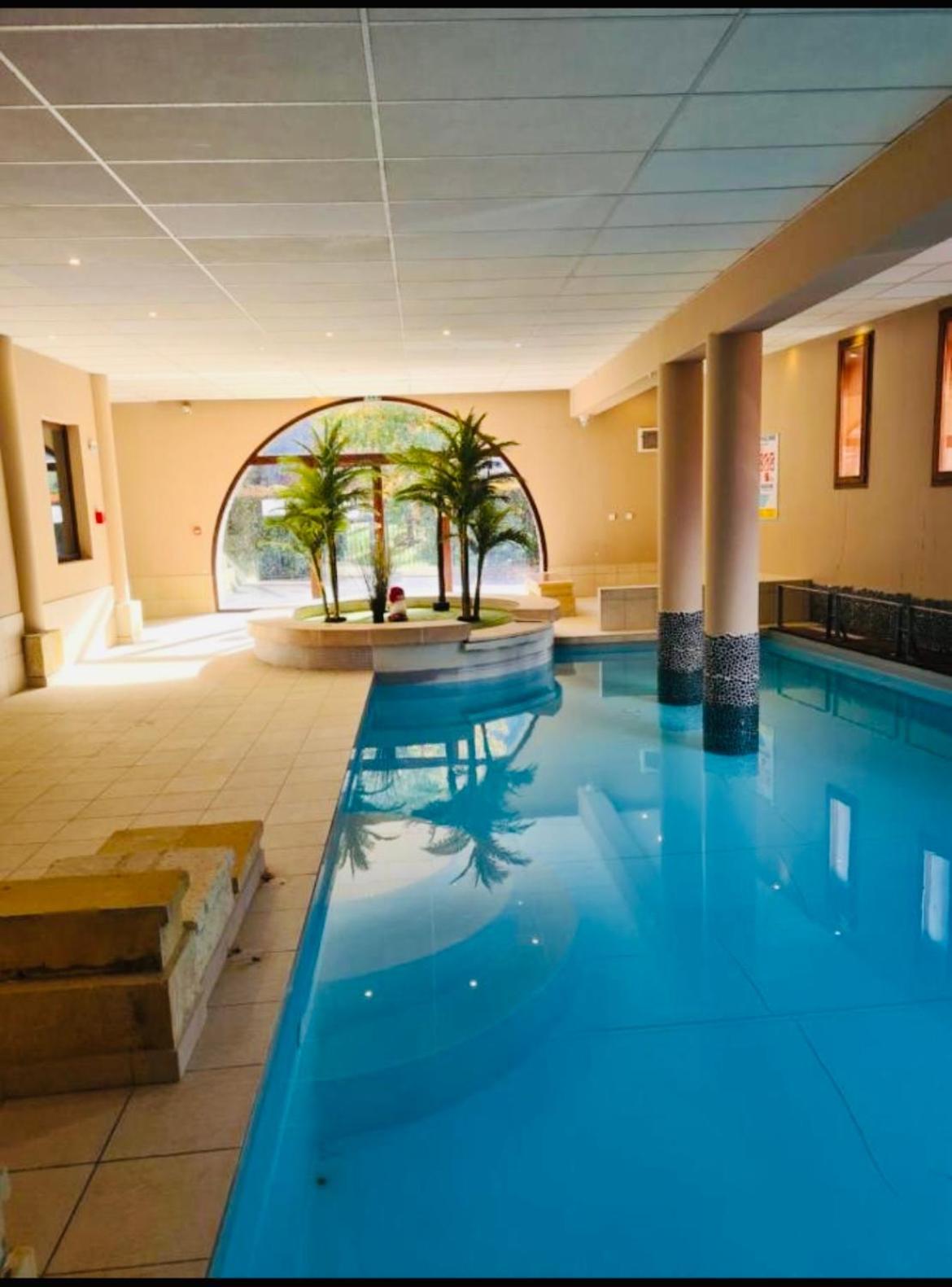 Appartements Avec Piscine Interieure Sauna Parking Etage 1 Au Centre Du Village Dans Residence Cami Real Saint-Lary-Soulan Dış mekan fotoğraf
